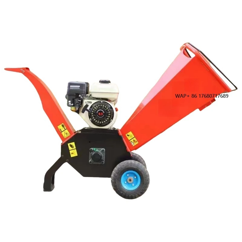 

High Efficiency Mobile Wood Chipper Shredder Garden Shredder Chipper Machine Wood Crusher