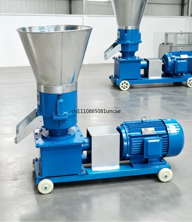 100-150kg/h Pellet Machine Animal Feed Food Pelletizer Farming Granulator with Motor