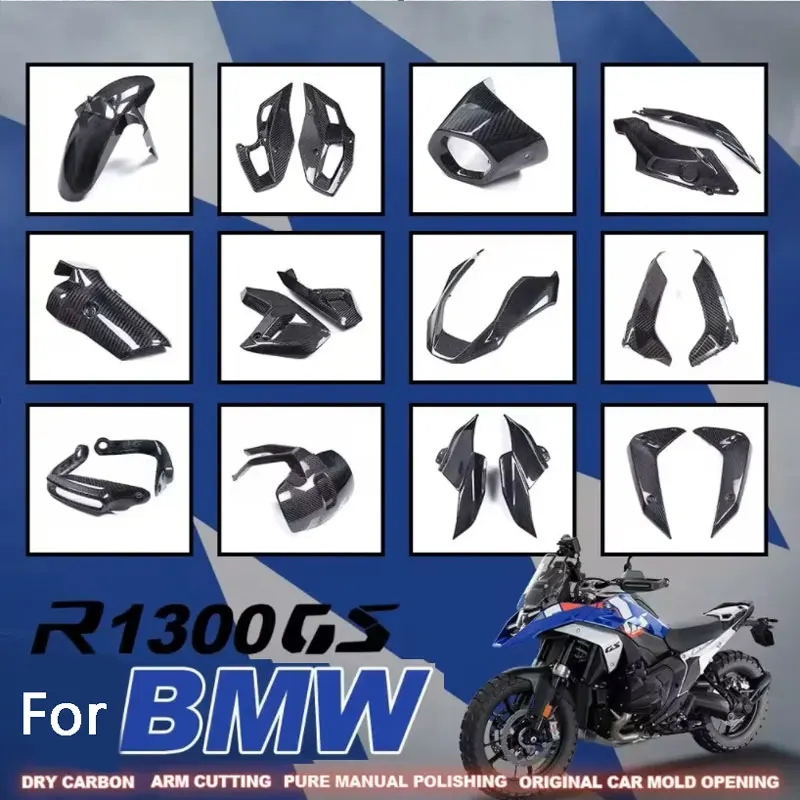

3K dry carbon fiber side panel modification accessories For BMW R1300GS 2024 motorcycle pure 100% carbon fiber appearance