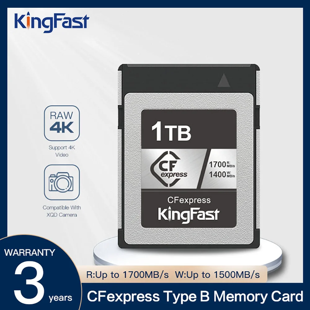 KingFast CF Express: La Scheda di Memoria Perfetta per Fotocamere Digitali e Video 4K