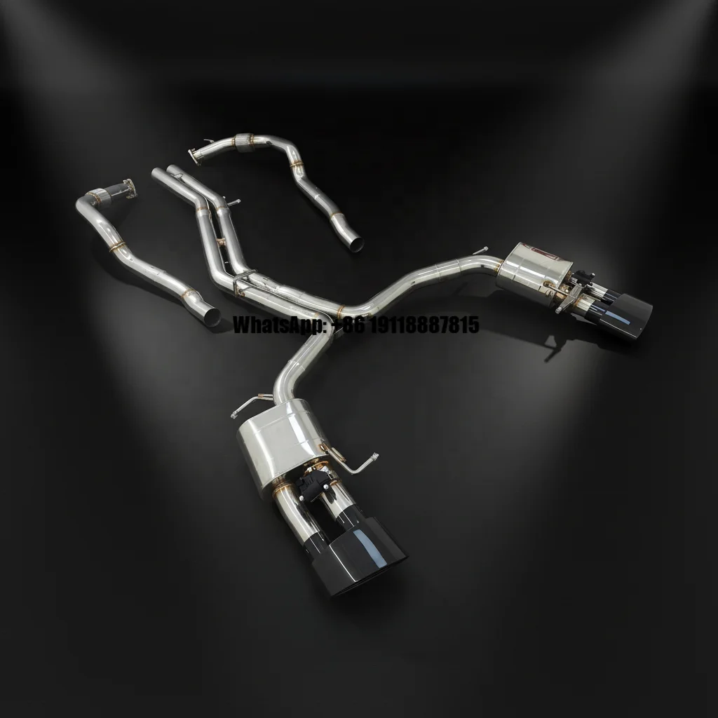 

CSZ Full Exhaust for Audi RS7 C8 4.0T 2019-2023 Stainless Steel Match OEM Valve Design Muffler Exhaust Catback