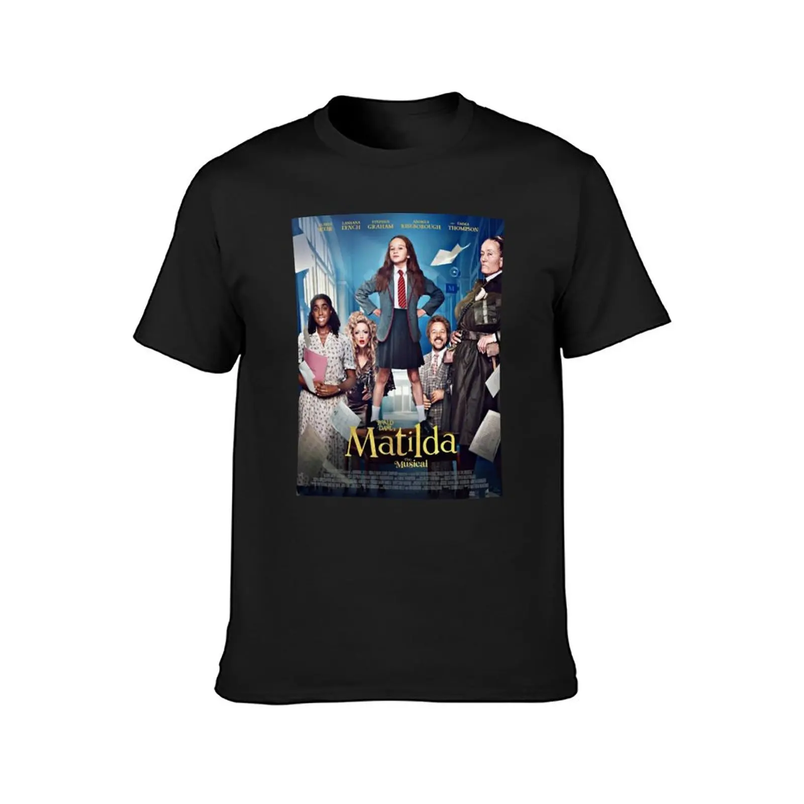 Matilda the musical movie - Roald Dahls Matilda the Musical movie 2022 T-Shirt quick-drying anime hippie clothes men t shirts