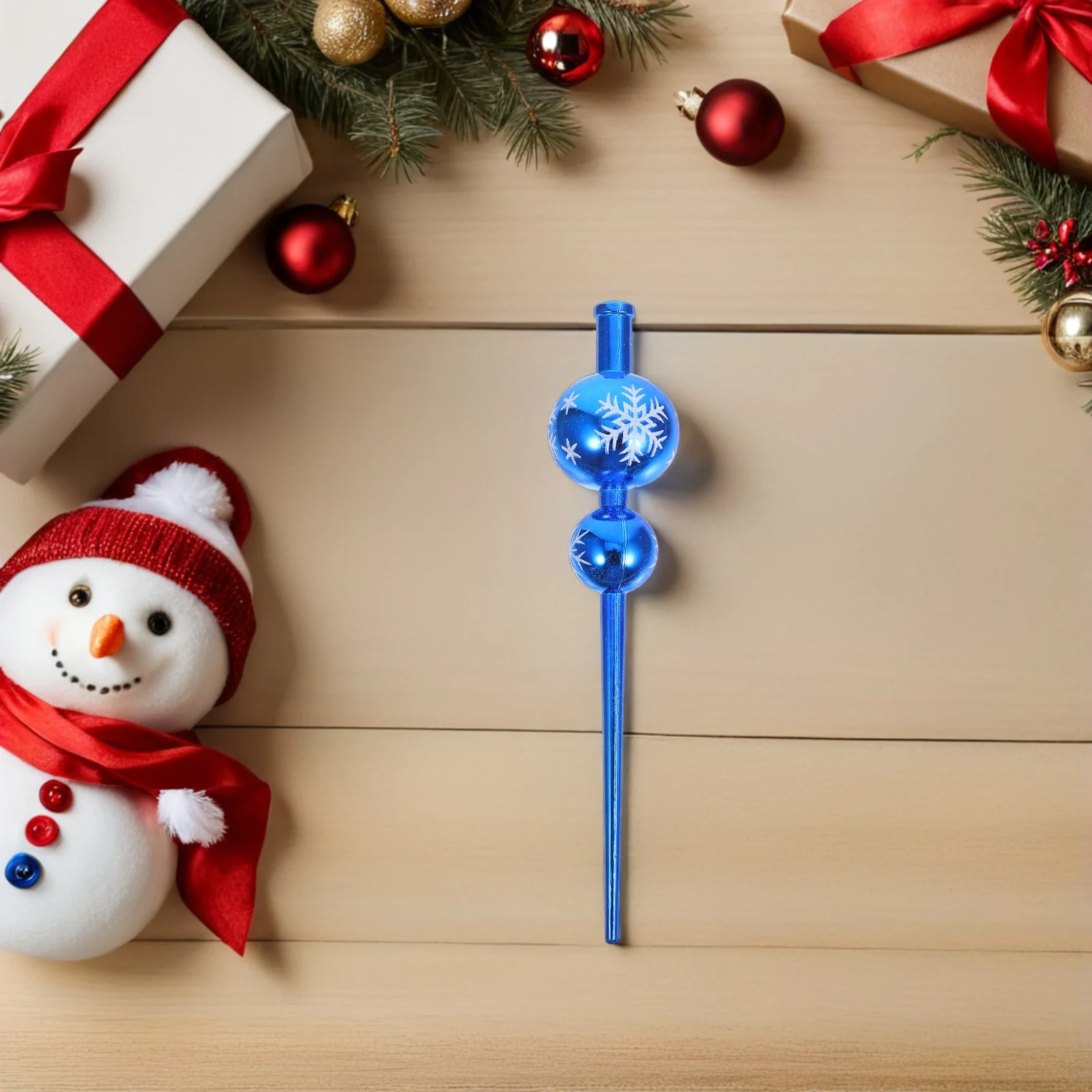 

Gourd Christmas Tree Top Star Circular Toppers Hangings Festive Farmhouse Ball Adornments Ornaments Decor