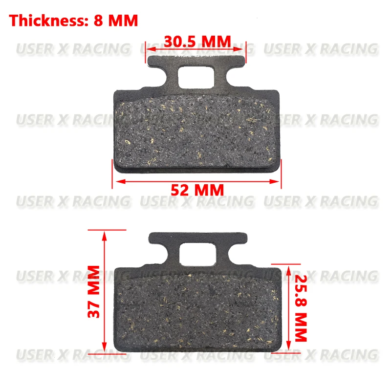 USERX Motorcycle disc brake pad Brakes Front Rear Disc Brake Pads For FA151 honda rs nsf md 125 250 SYM HONLEY