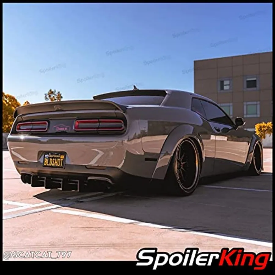 SpoilerKing Dakspoiler XL Special Edition 380SP Ontworpen voor verbeterde aerodynamica en stylingcompatibiliteit met Dodge Chall