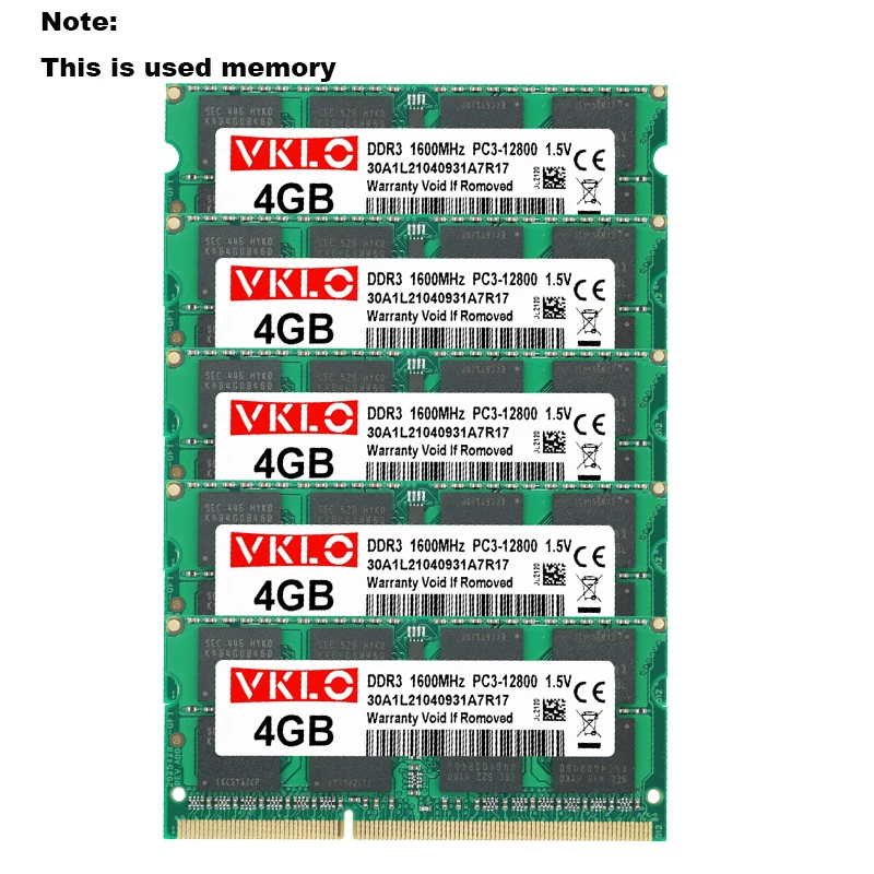 DDR3 Memory 4GB 1333MHz 1600MHz, Low Voltage 1.5V 1.35V PC3-12800, Notebook Memory 204 Pin Non-ECC 1.35V -1.5V