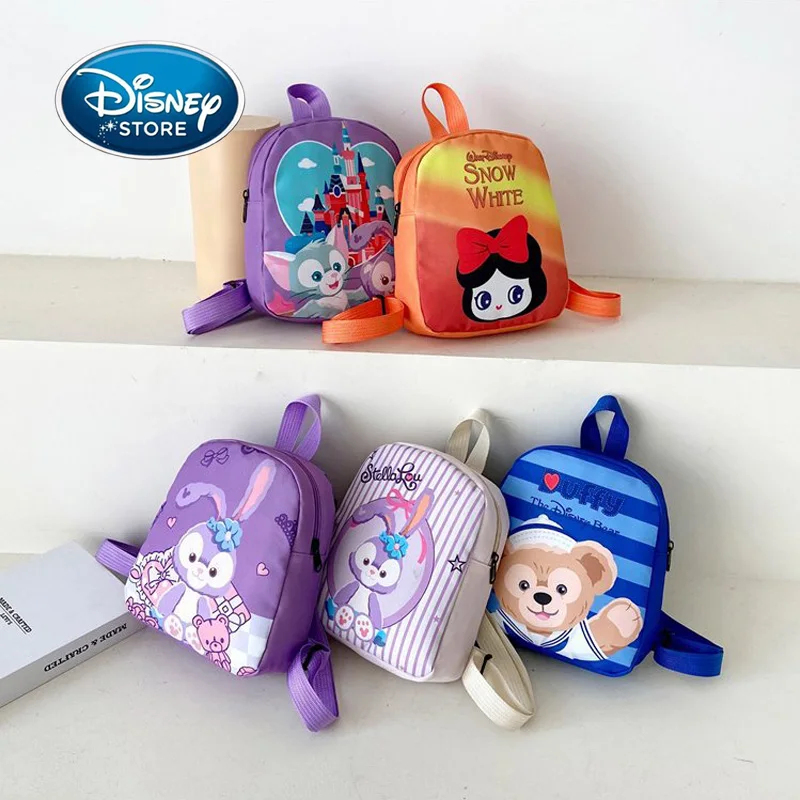 Disney Cartoon Baby Preschool School Bag 3-6 Years Old Children Backpack Boys Girls Snow White Schoolbags Toy Storage Bag