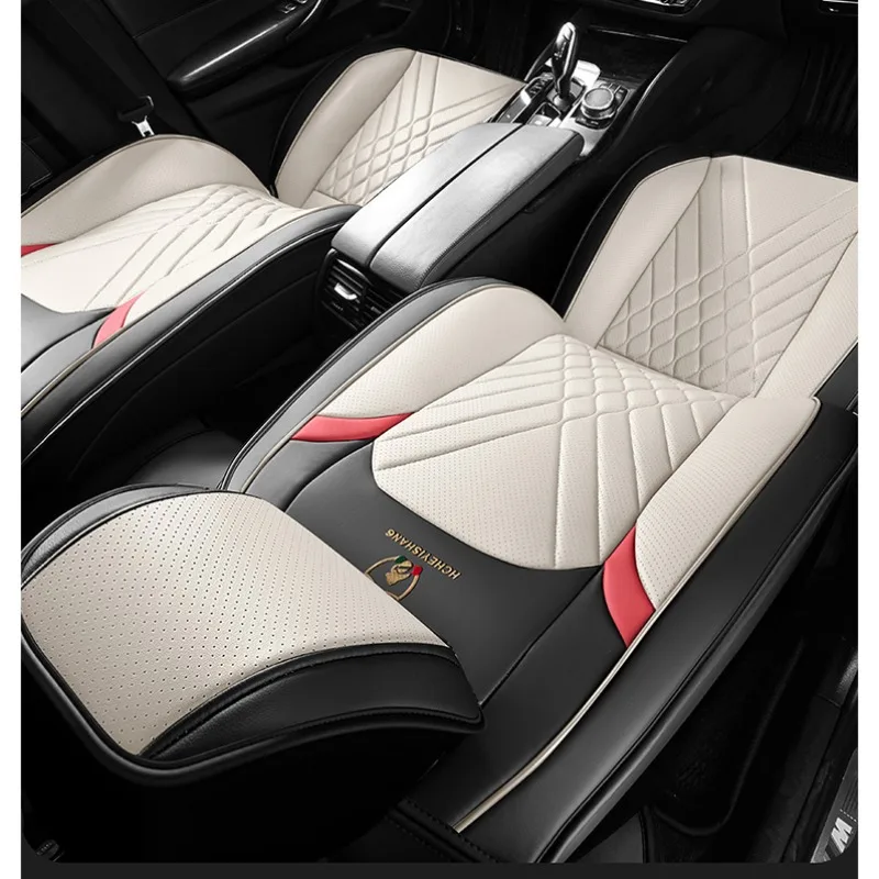 Artificial Leather Universal Car Seat Cover for HYUNDAI Solaris Sonata Creta Encino Elantra Creta ix25 ix35 Kona Car Accessories