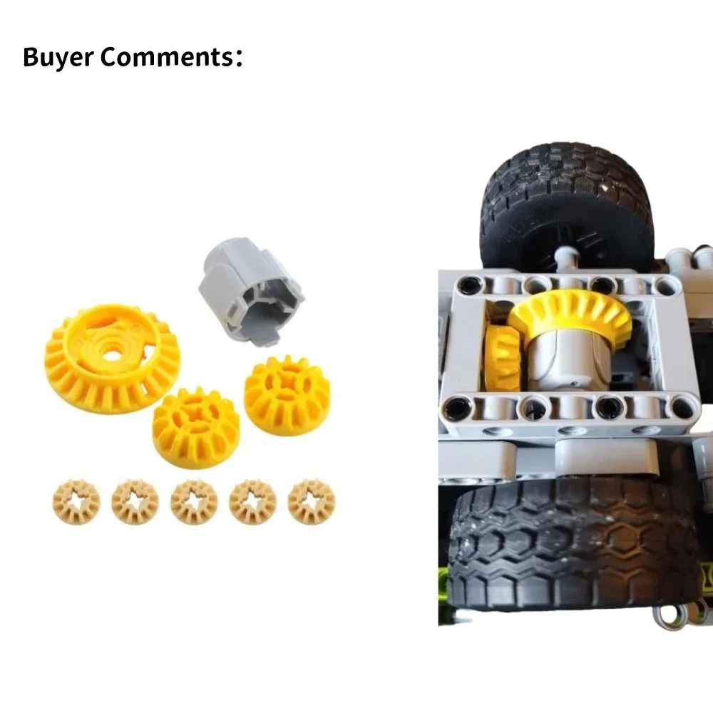 New Differentials Gears Building Blocks MOC Technical Modification Parts 65414 69761 69762 6589 Compatible with legoeds