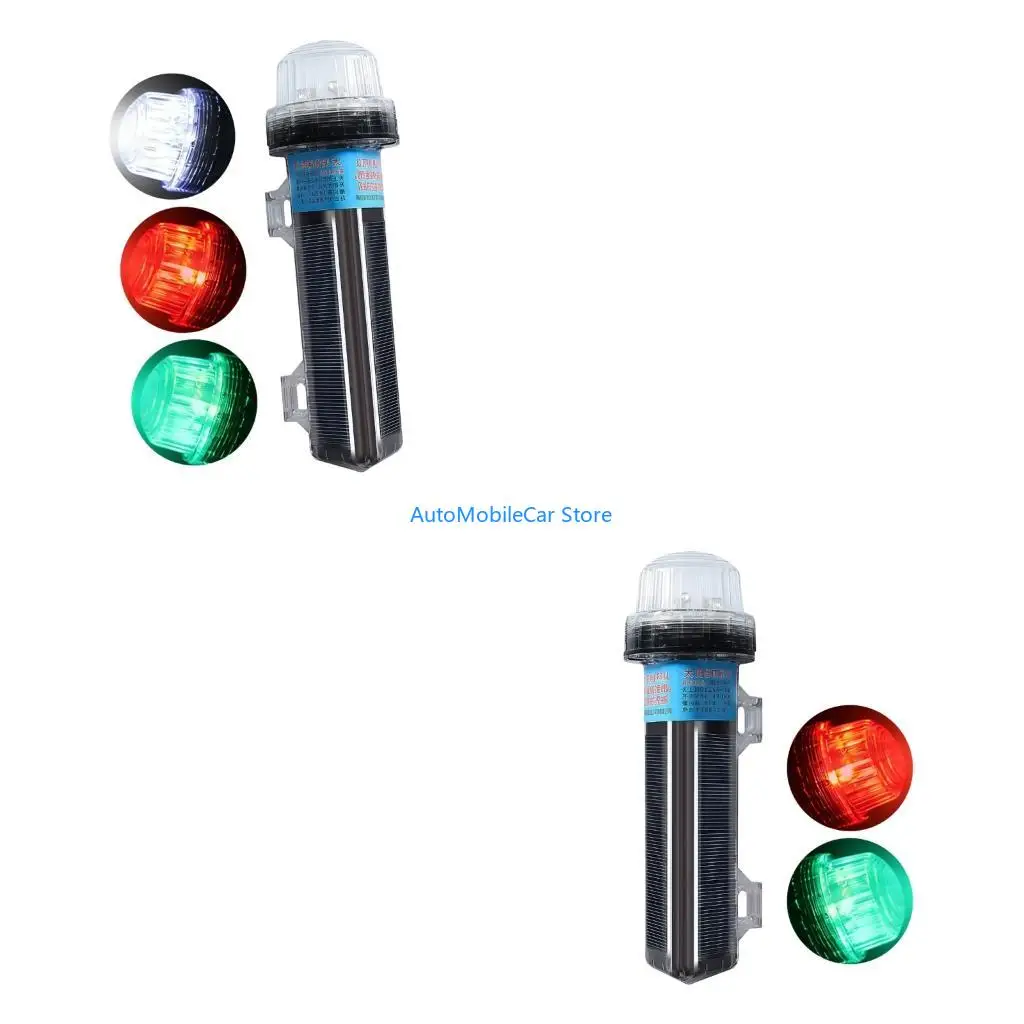 

G8TE Marine Grade Solar Light Three Colors LED Waterproof Lamp for Buoys Net