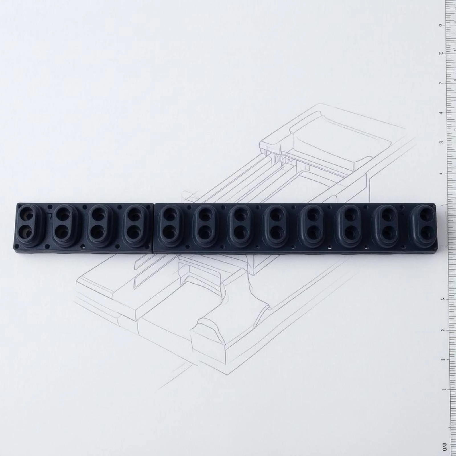 Keyboard Key Touch-Point Strip Black Piano Touch-Point Strip Music Instrument Part High Sensitivity Easy to Install