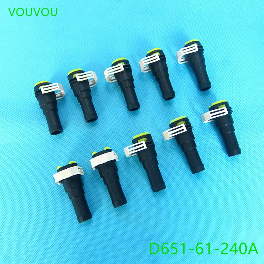 VOUVOU 50 pcs Car accessories engine cooling D651-61-240A heater water hose connector for Mazda 2 DE Mazda 3 BK BL Mazda 5 6