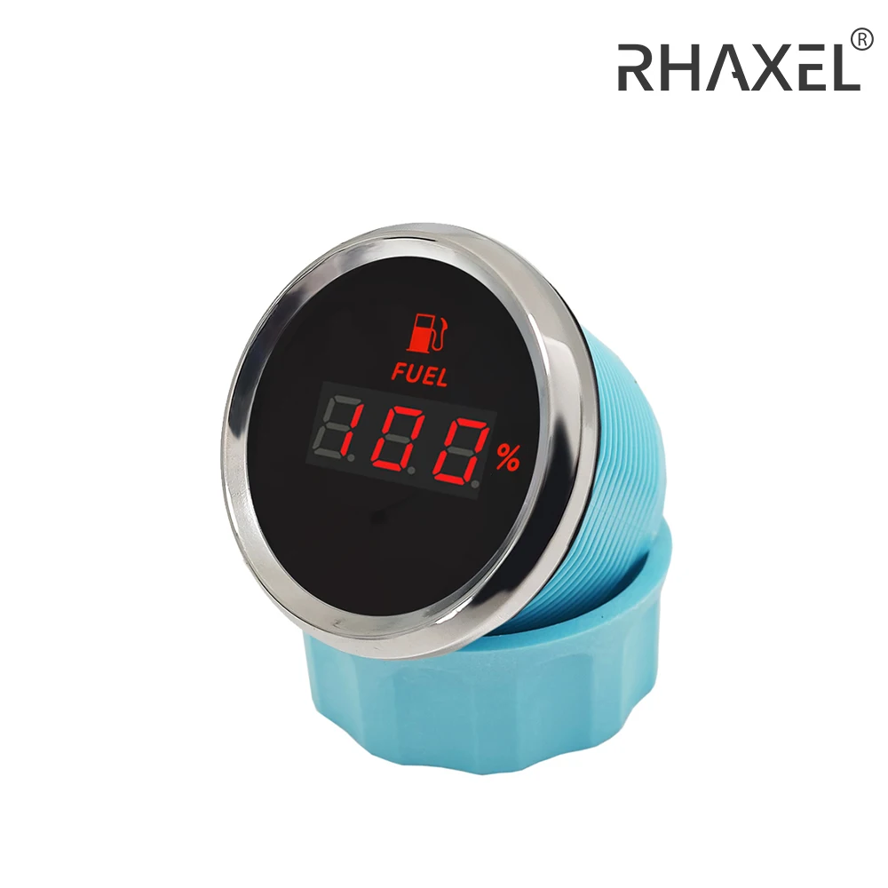 

RHAXEL измеритель уровня топлива 240-33 Ом сигнал с красной подсветкой 52 мм для автомобиля, мотоцикла, датчик уровня 350 мм 450 мм