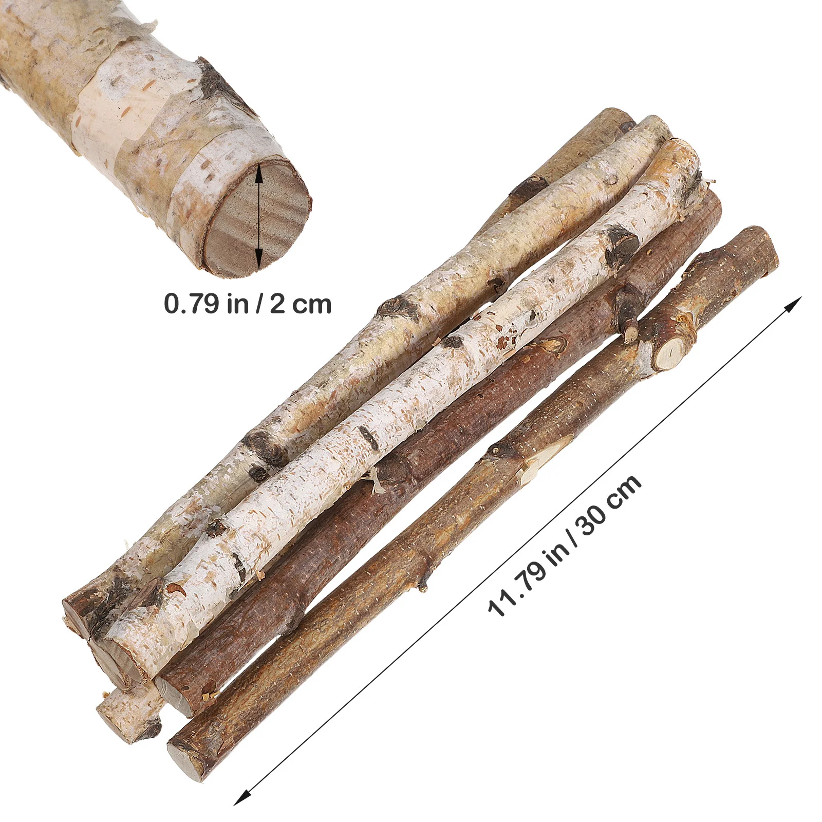 6 قطعة أعواد خشب البتولا الأبيض أغصان مجففة طبيعية لتقوم بها بنفسك الحرف الديكور ترتيبات الأزهار صور الدعائم حديقة الجنية