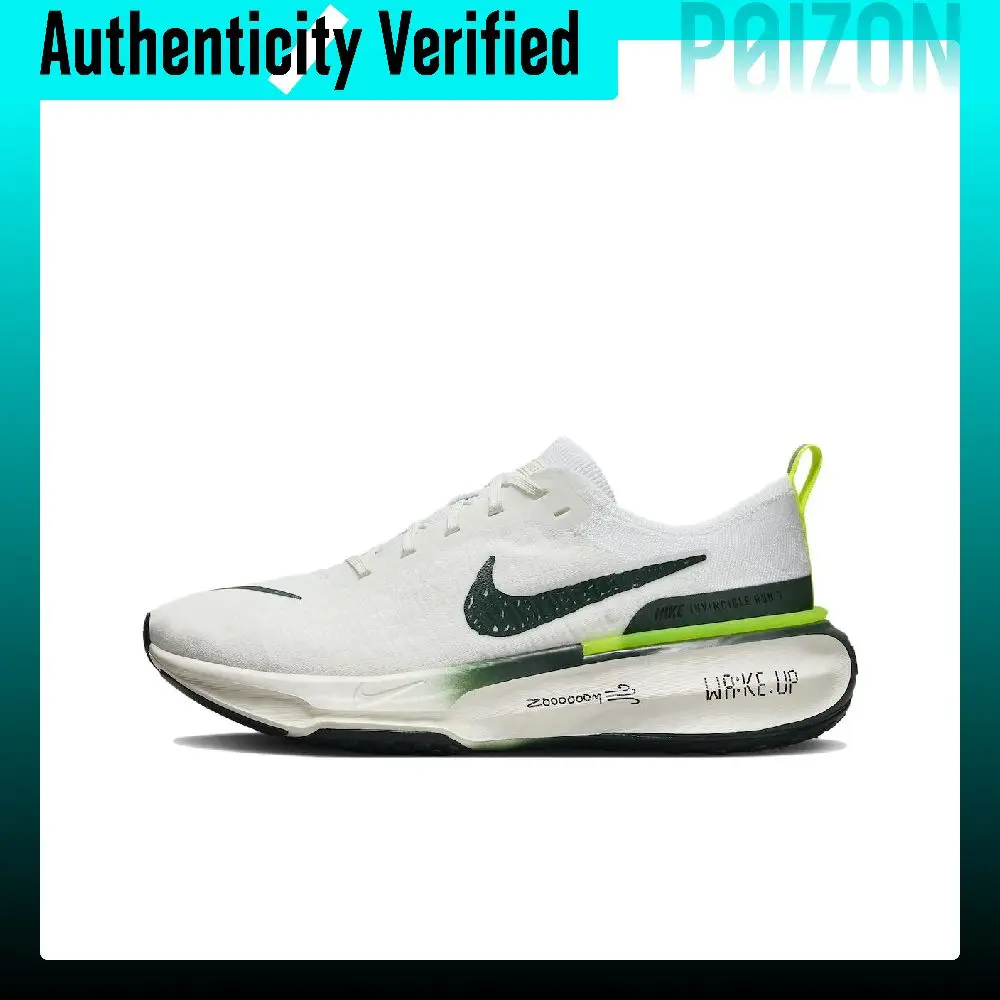 Nike Invincible 3 Running Shoes Men's Low Top White Green FZ4018-100