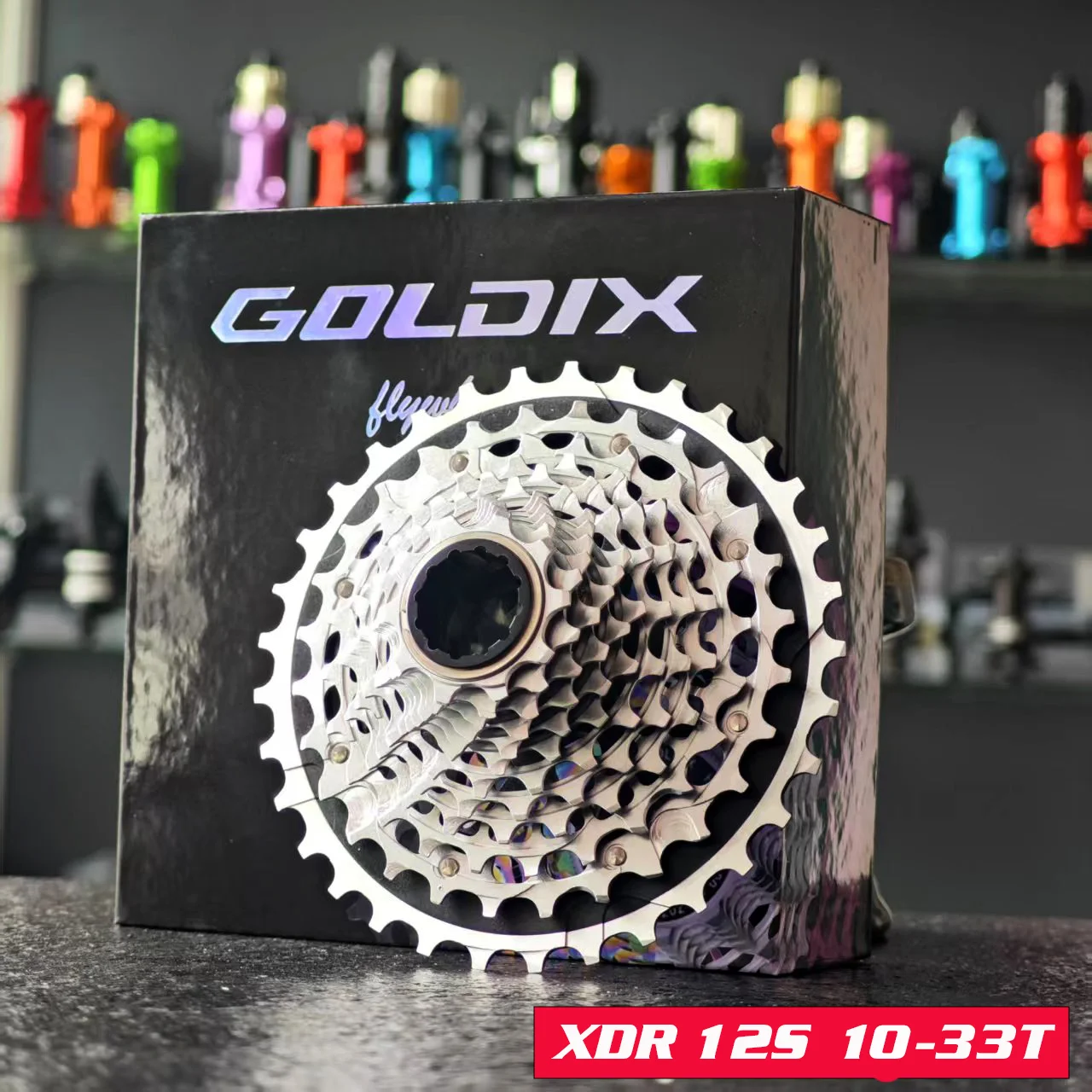 GOLDIX Integrated Ultra-lightweight 12-speed Cassette Compatible with XDR XDR RED AXS XPLR New Road/Gravel Bike