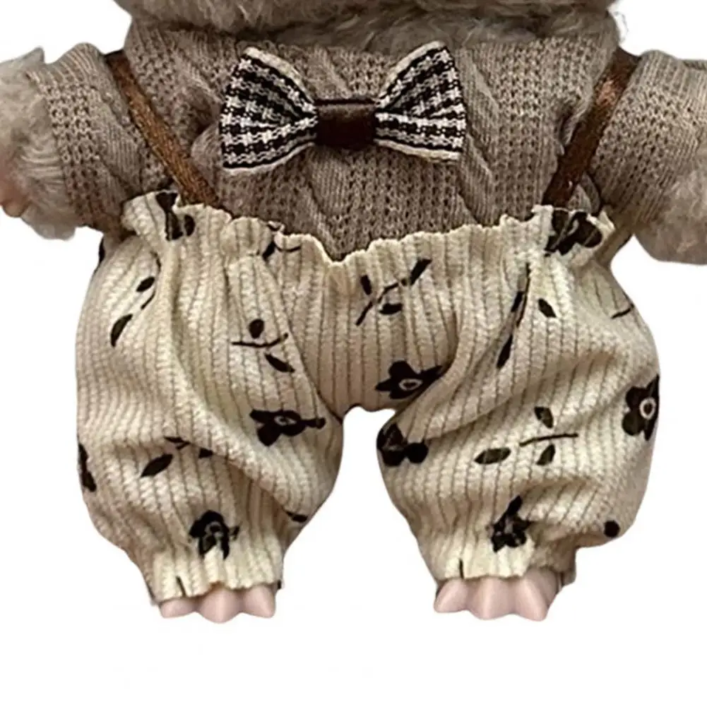 17cm Doll Accessories Doll Clothes for 17cm Dolls Soft Fabric Doll Dress Easy to Wear Outfit Fit Clothing Quick Change Apparel