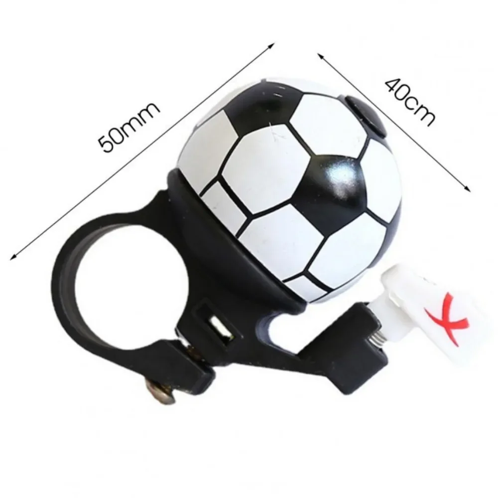 Cute Cartoon Football Bicycle Bell Mountain Road Loud MTB Handlebar Alarm Ring Safety Horn Warning Cycling Equipment for Kids