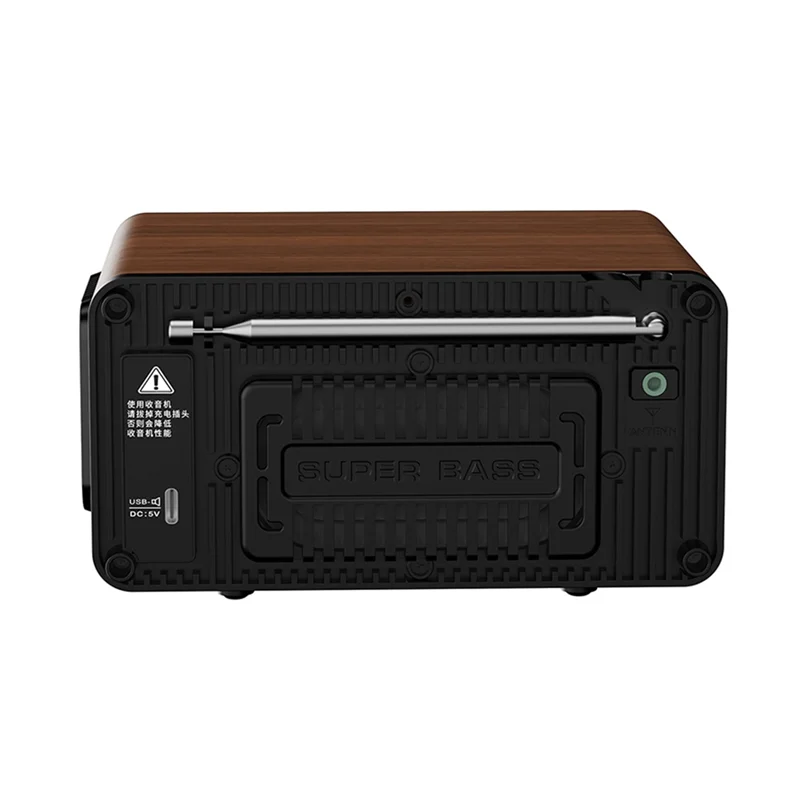 3CGRO-HRD-802 راديو كامل النطاق مع مكبرات صوت مزدوجة بلوتوث تطبيق ذكي للتحكم في الخزانة الخشبية مكرر إشارة #5