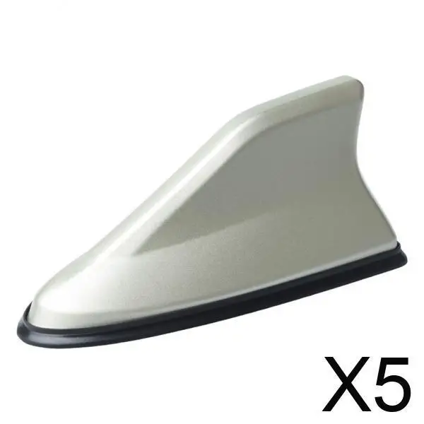 

Universal Car Shark Fin Antenna AM FM Radio Signal Adhesive Base ABS Material Waterproof Cover for Automotive Decoration