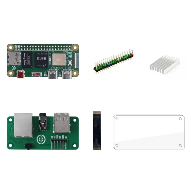 

FEDI-For Walnut Pi Zerow 2GB Allwinner H618 Wifi Bluetooth Mini PC Development Board SBC Single Board Computer