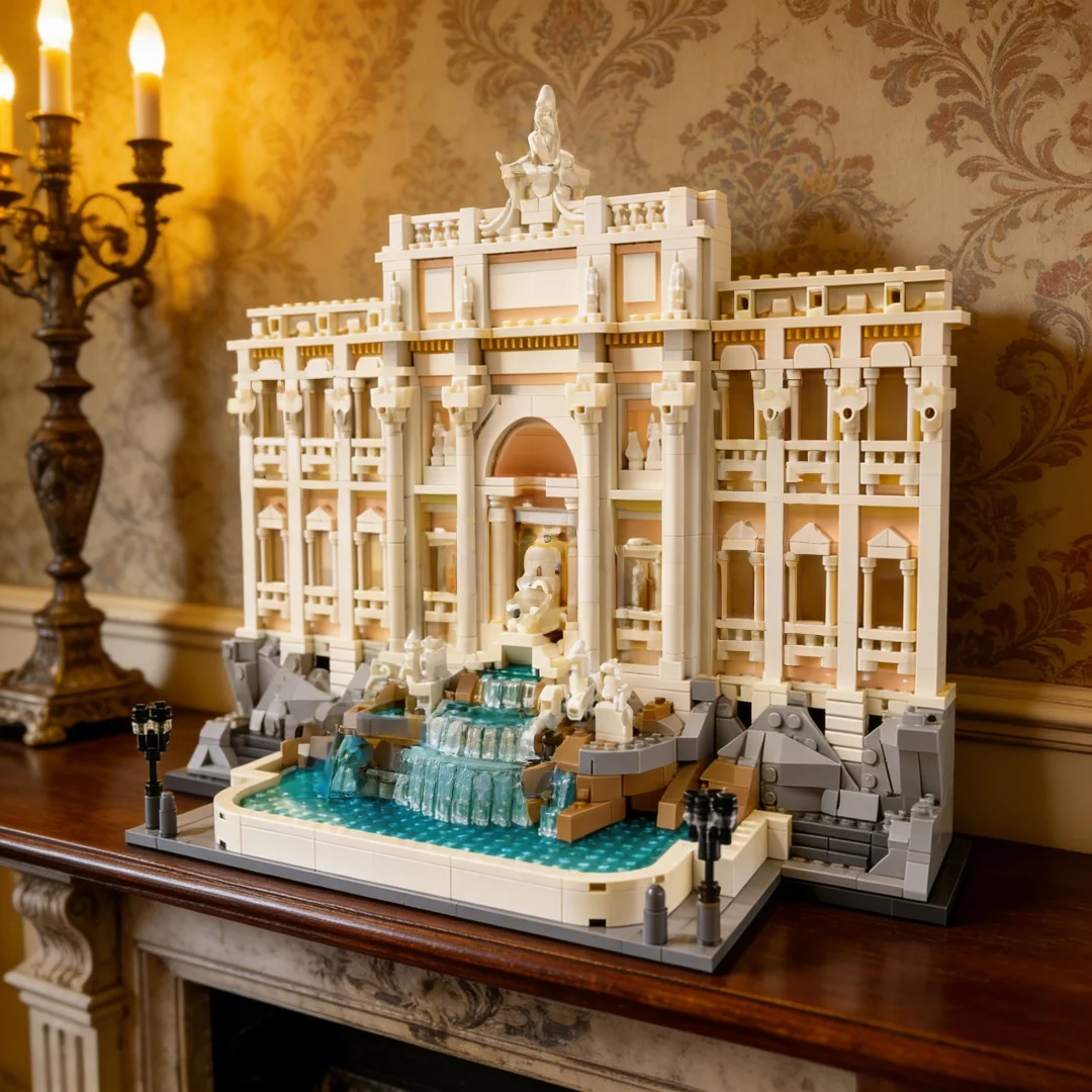 

Конструктор MOC: Европейская достопримечательность, модель для сборки, высокоточная сборка, украшение для стола, праздничный подарок