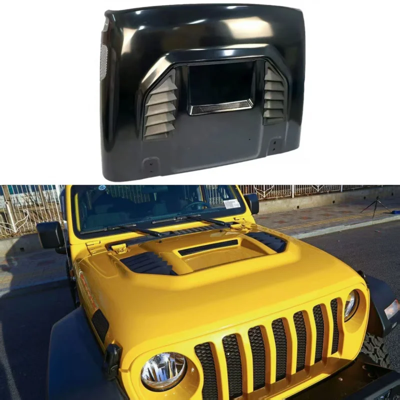 

Car Suitable for 18-24 Jeep Desert Storm JL Wrangler Engine Hood