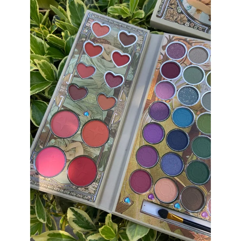 66Colors Monroe Eye Shadow Palette Practical Make Up Safe Lightweight Make-up Dream Eyeshadow Palette Children Stage Wholesale