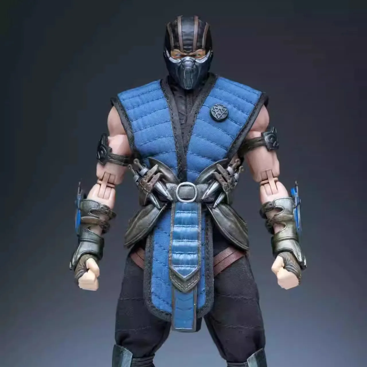 Jm Toys 1/12 Figure Absolute Zero Degree Extreme Cold Zk001 Action Figure Mortal Kombat Model Standing Collection Ornament Gifts