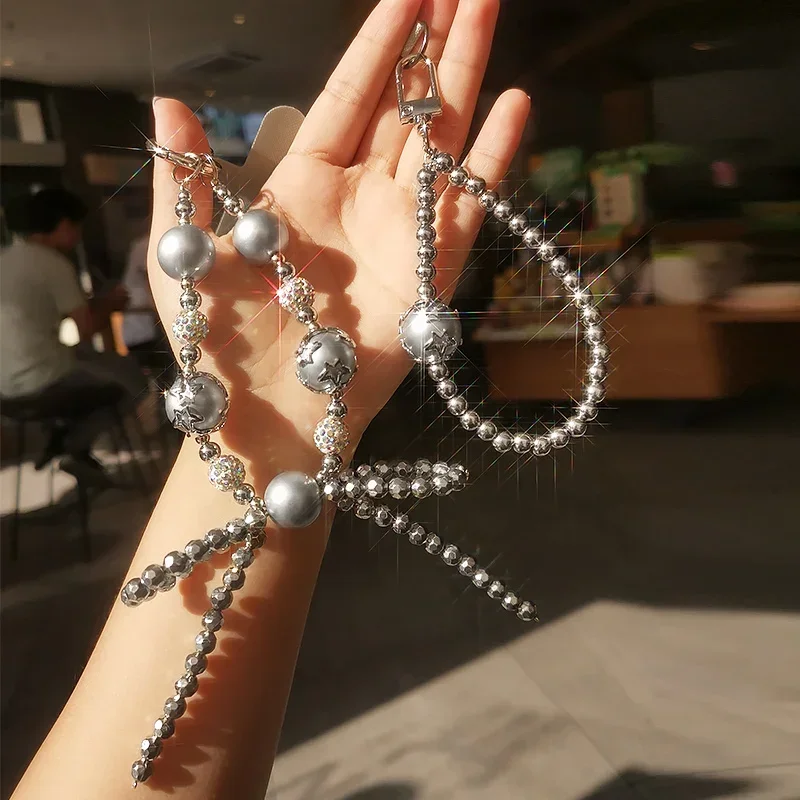 

Фонарик, короткая стильная Изысканная бусина ручной работы DIY, телефонная цепь CCD, фотокамера, фонарь с подвеской