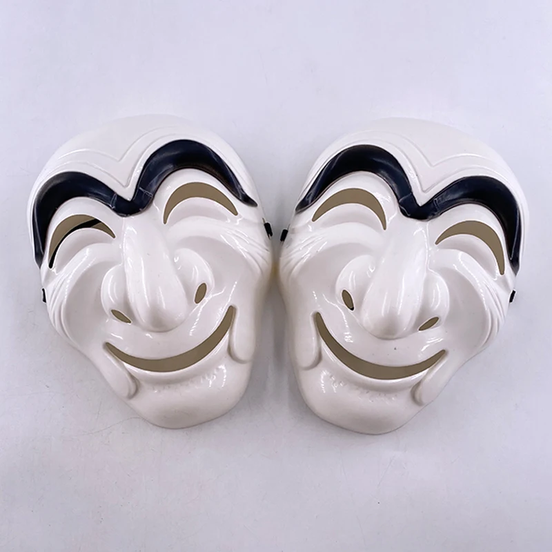 قناع تنكري مضيء بالنيون، قناع بيت المال الورقي، قناع تنكر متوهج للرجال والنساء، دعائم تنكرية للفيلم #6