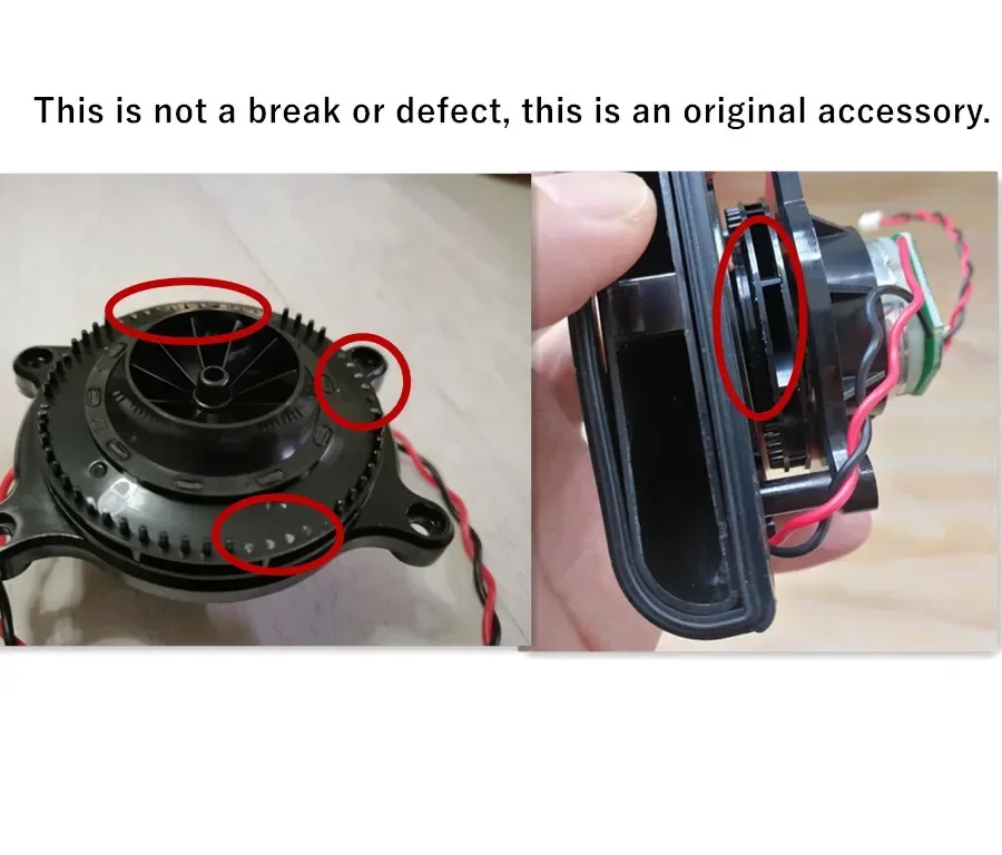 Motor del ventilador del Motor principal del Robot aspirador para Kitfort Kt-520, piezas de aspiradora robótica, accesorios de ventilador