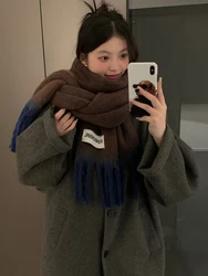 Women's Scarf For Autumn And Winter; New Style With A High-End Feel; Warm And Thickened Shawl That Can Be Used As A Neck
