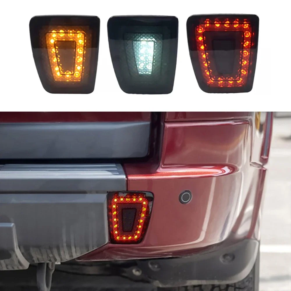 Rear Bumper Lights Assembly Reversing Light Multifunctional Rear Fog Lamp Modification Fit For Mitsubishi Pajero V97 V93 V87