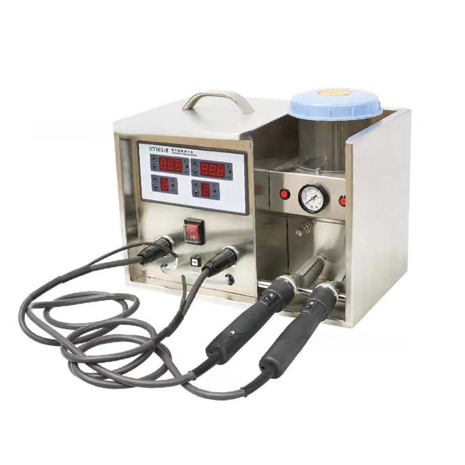 

Steam wrinkle ironing machine, double head design, stainless steel body, with steam