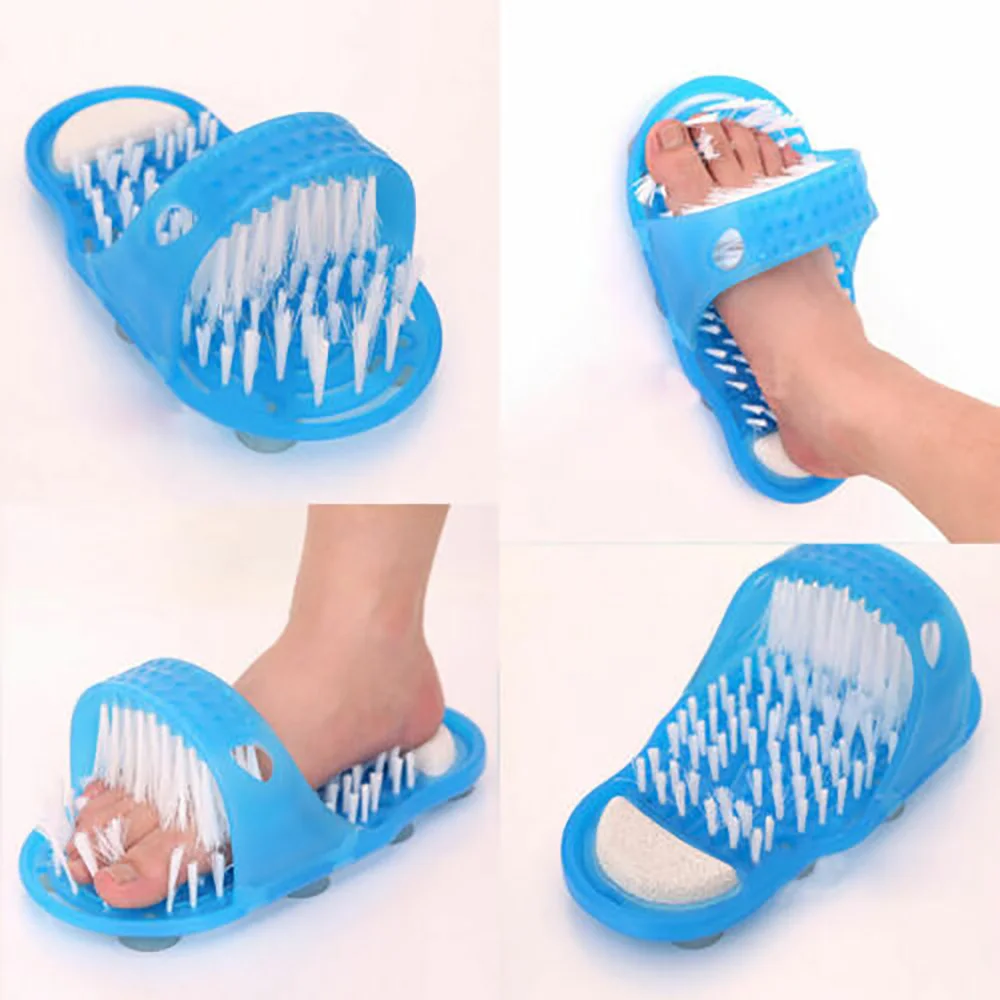 1pc Sweet Foot Care Tool Shower Bath Scrubber Brush Feet Comfortable Massager Useful