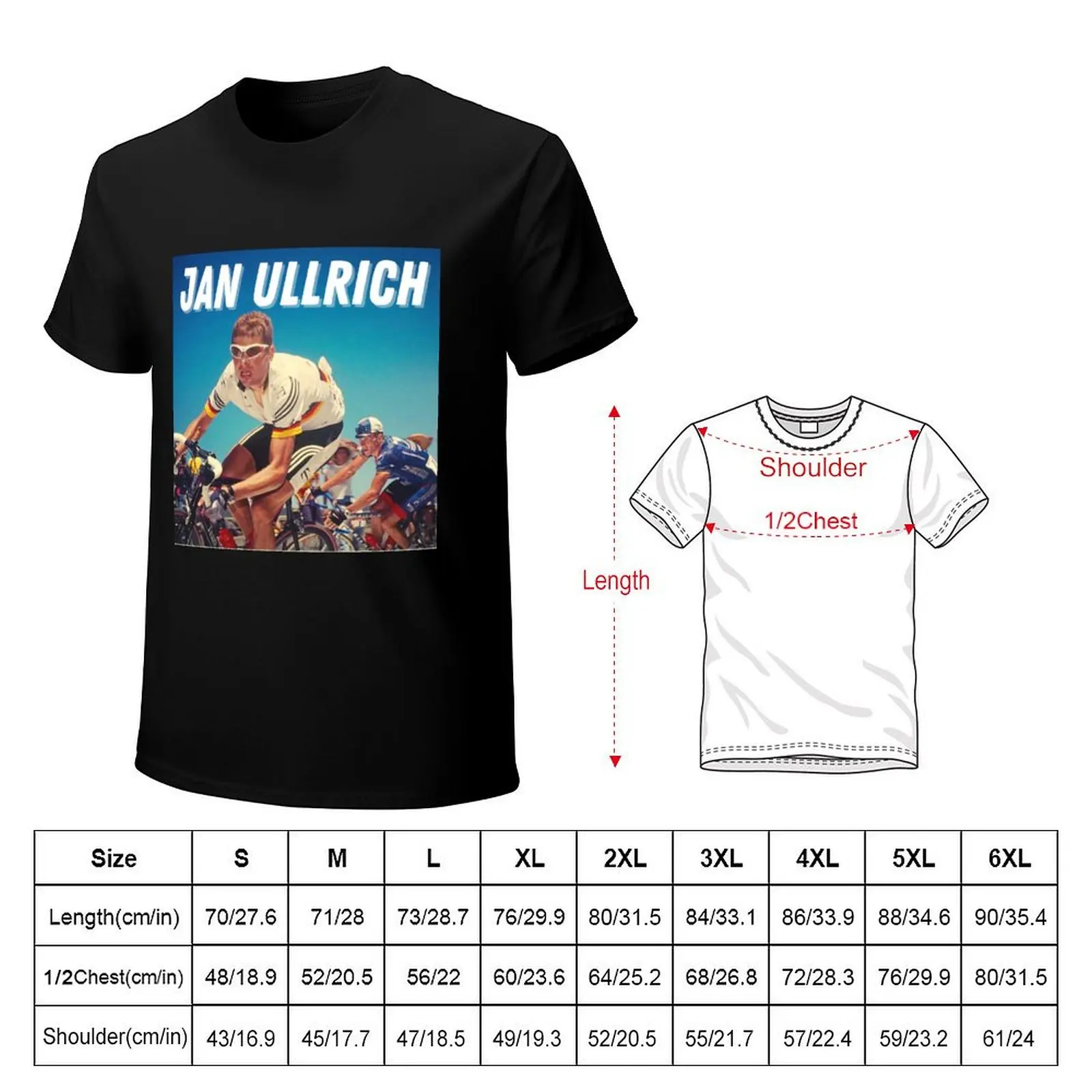 Jan Ullrich T-Shirt customizeds blanks shirts graphic tee baggy shirts t shirts men