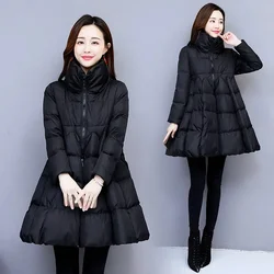 Women Winter Down Padded Jacket Women Parkas Coat 2026 Winter New Thick Warm A Word Cotton Coat Winter Jacket Female Outwear 3XL