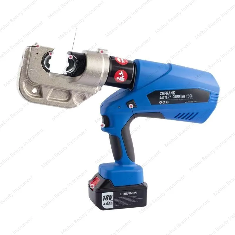 Electric Hydraulic Pliers EZ-300/400 Rechargeable Copper Aluminum Terminal Crimping Pliers Copper Aluminum Head