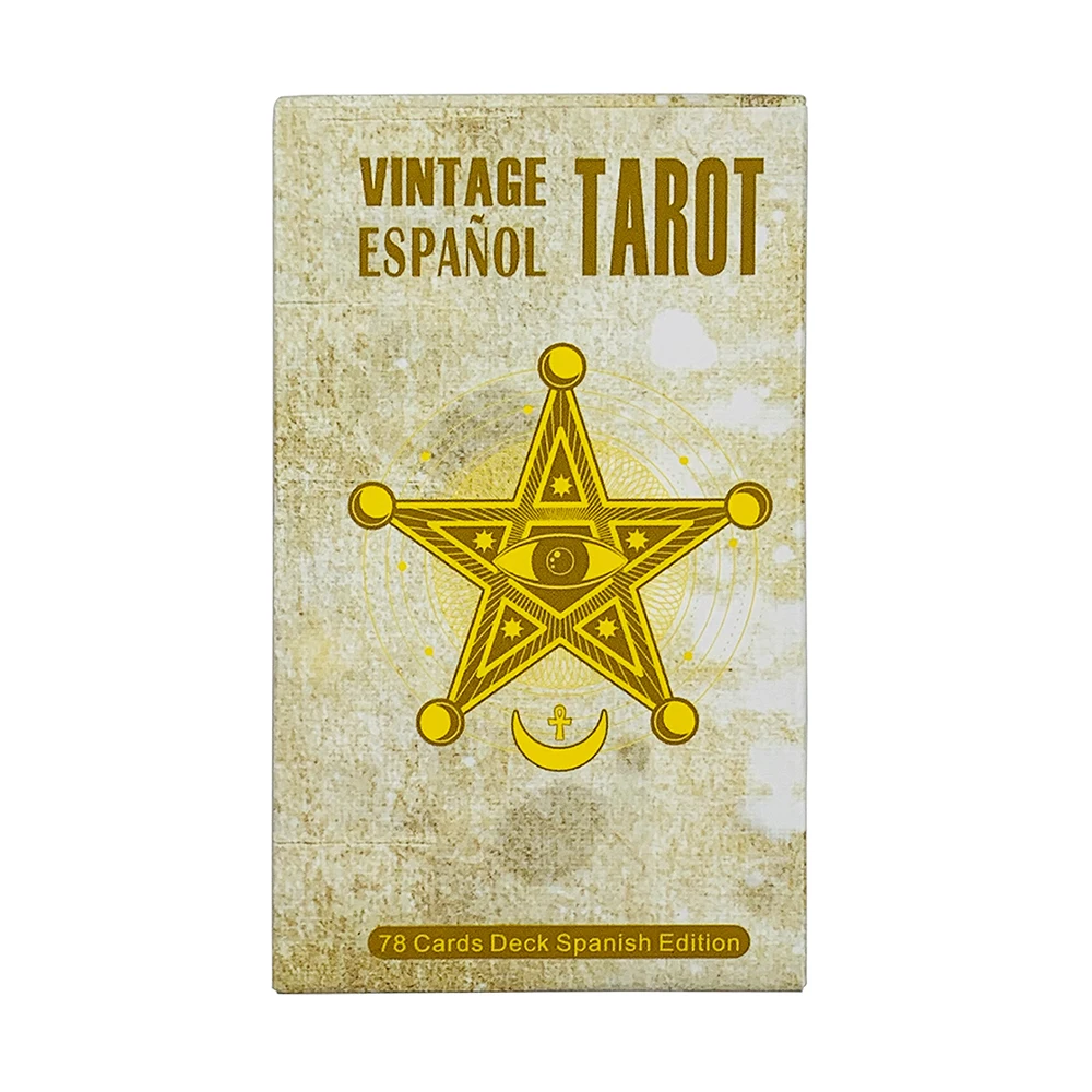

Spanish Tarot Cards 78pcs Tarot Deck Family Leisure and Entertainment Card Games ,Perfect For Divination, Meditation & Gifts