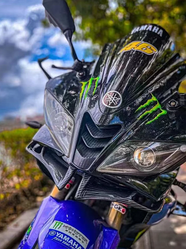 Ailes de carénage avant de moto, déflecteur d'aile aérodynamique pour R15 Tornado302r/252r GPR250r/150r SRmax250/300 UY125 SF250