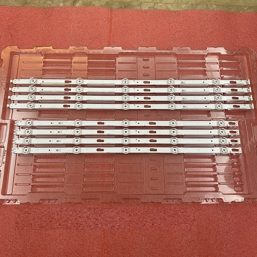 Set Di 8 Strisce LED Retroilluminazione Per TV Samsung UE55AU7560U, UE55AU7100U, UN55AU7000F E Modelli Simili