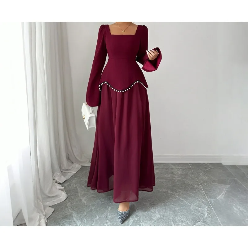 

Elegant Long-sleeved Dress Women's Spring/summer 2026 Dress