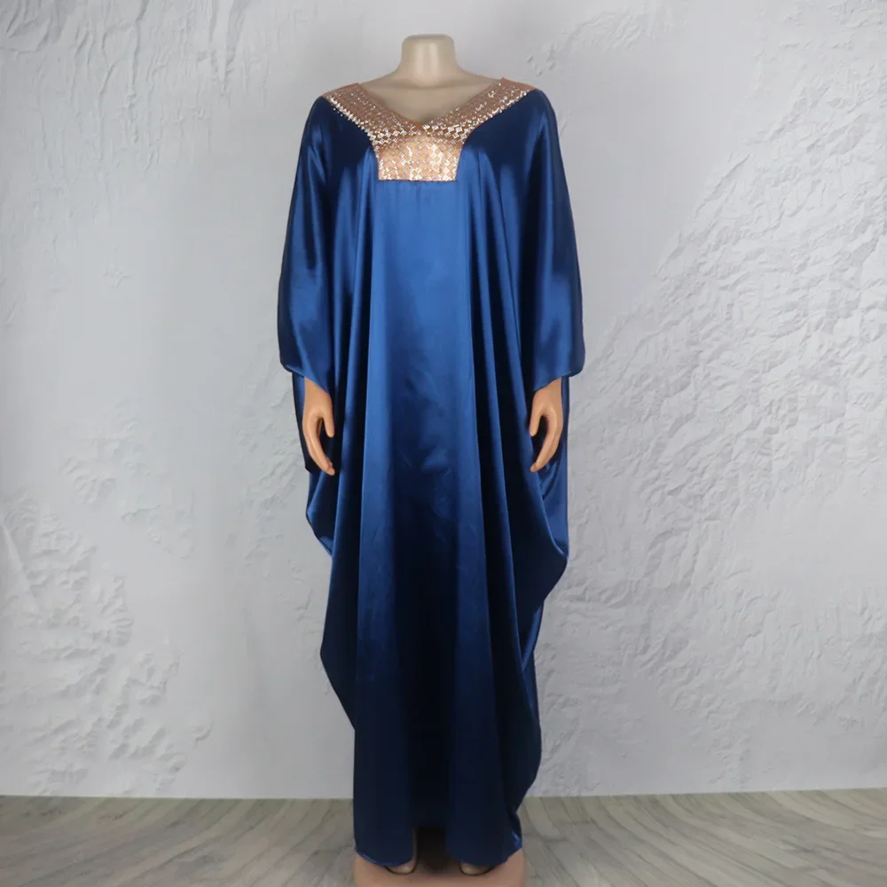 2024 Abayas для женщин Дубай Роскошные Boubou мусульманская Мода Caftan Свадебные вечерние фотоплатья Дашики африканские платья для женщин