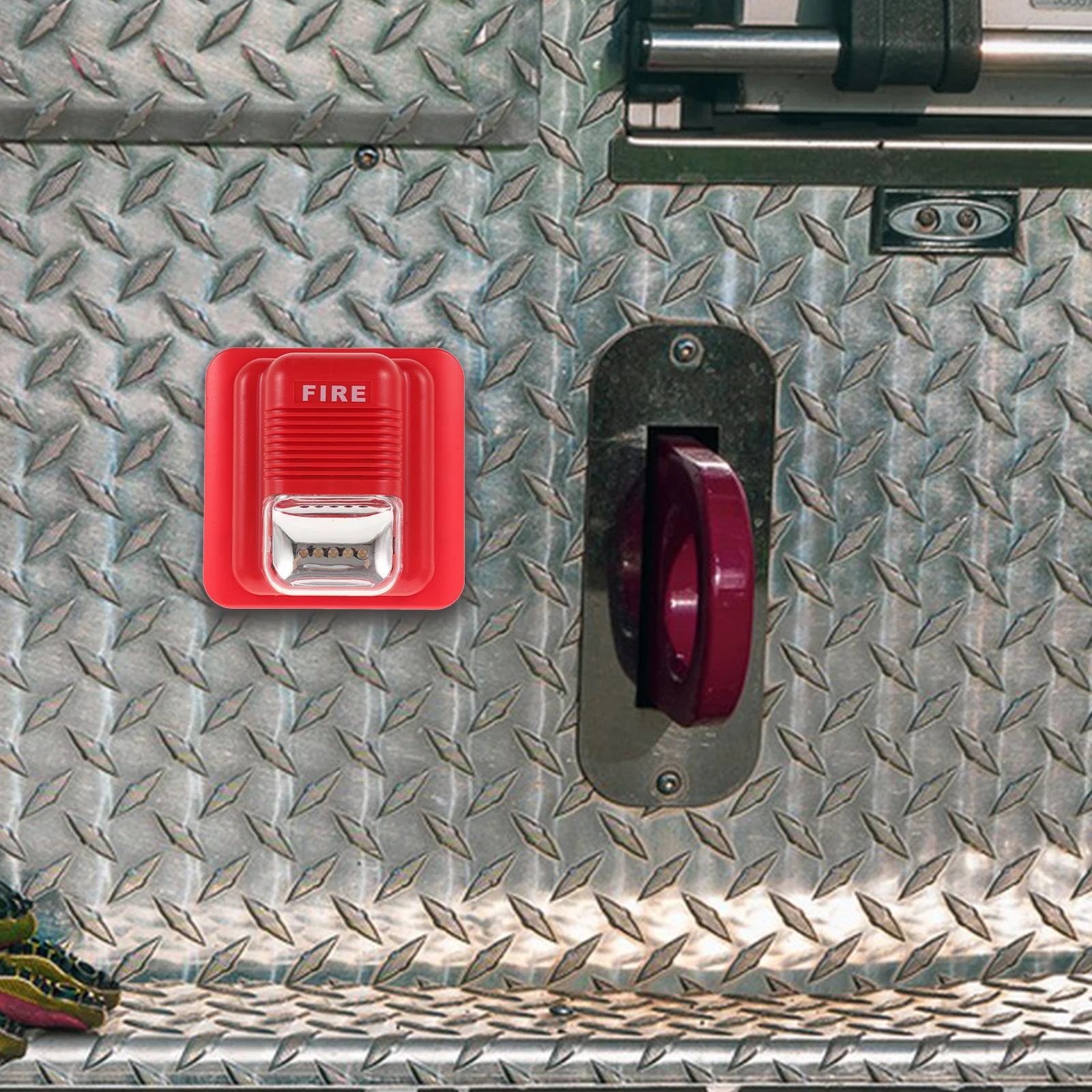 

Sound And Light Horn Emergency LED Strobe Warning Light Sensor