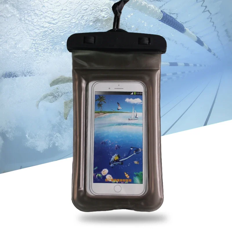 

Waterproof Phone Pouch for Swimming Touchscreen Dry Bag with Lanyard for Beach,Pool,Boating,Snorkeling and Water Festivals