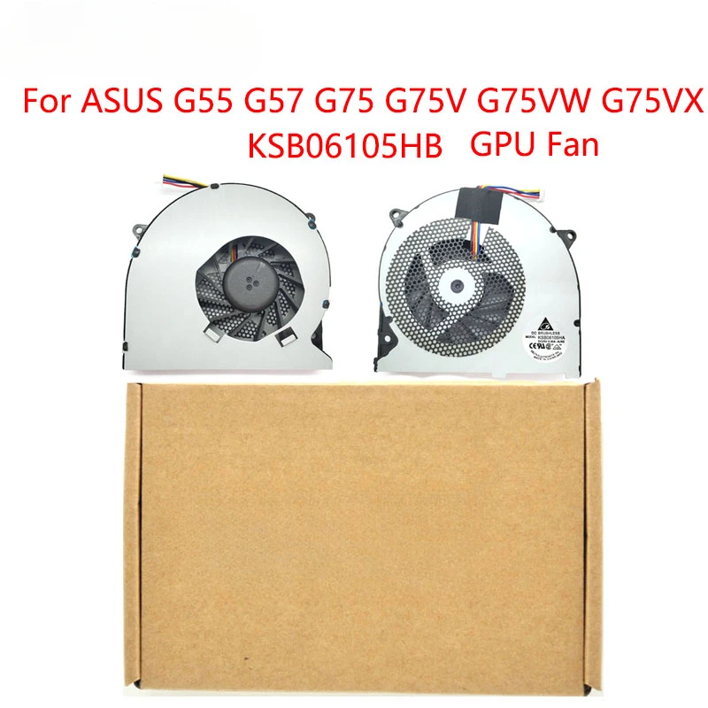 

Replacement Laptop GPU Cooling Fan for ASUS G55 G57 G75 G75V G75VW G75VX Series KSB06105HB (Note: Not CPU Fan)