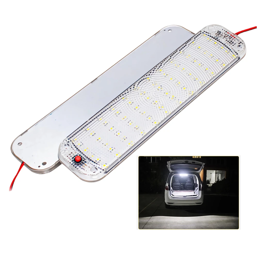 

2 шт. Caravan Cabin Light 12-80V Интерьер Camper Lights Белое светодиодное освещение для фургона RV Truck Аксессуары