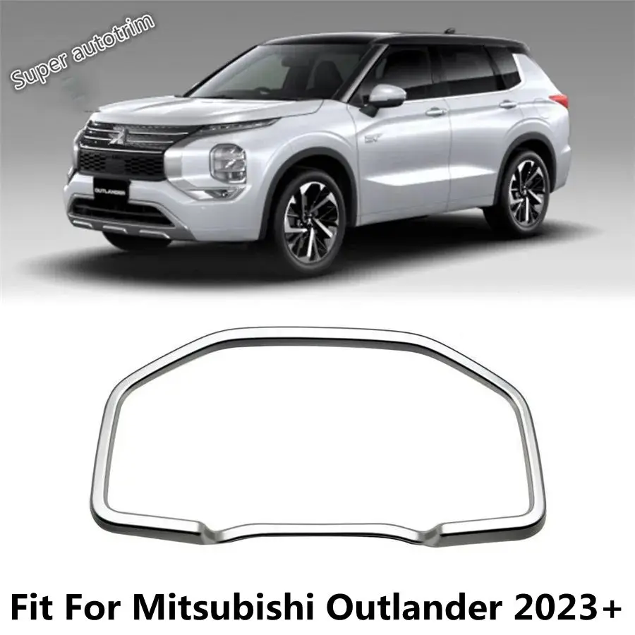 

Dashboard Instrument Screen Frame Panel Cover Trim For Mitsubishi Outlander 2023 2024 Black / Matte / Carbon Fiber Accessories