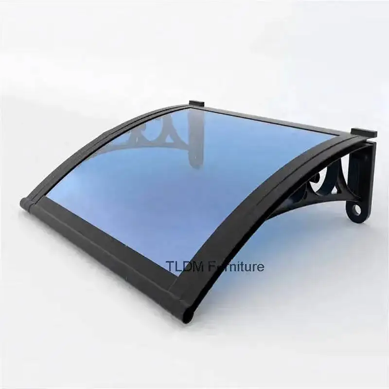 Shed Aluminum Alloy Bracket Gazebos Courtyard Rain Terrace Window Awning Balcony Outdoor Board Rainproof Silent Transparent